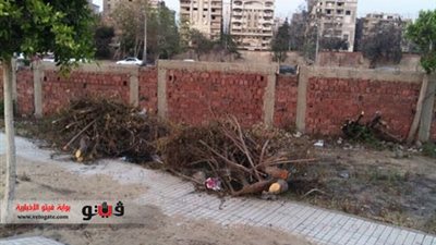 بالصور.. حدائق الشمس تتحول إلى مقلب 