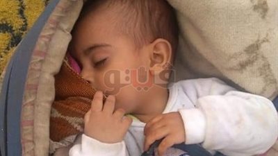 العثور على طفل حديث الولادة بالخصوص (صور)