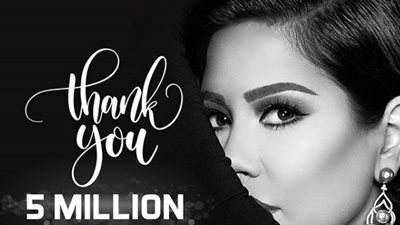 شيرين عبد الوهاب تحتفل بـ 5 ملايين متابع على إنستجرام