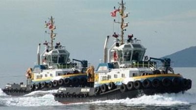 توقف حركة الملاحة داخل ميناء دمياط بسبب سوء الأحوال الجوية