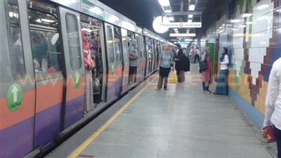 انتظام حركة المترو بالخط الثانى بعد رفع جثة منتحر في «المظلات»