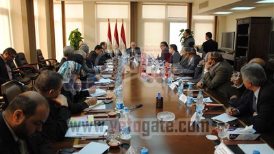 بالصور .. لقاء وزير المالية باتحاد الغرف التجارية