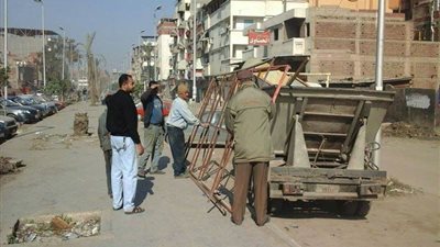 رفع 24 إشغال طريق خلال حملة بالوادى الجديد