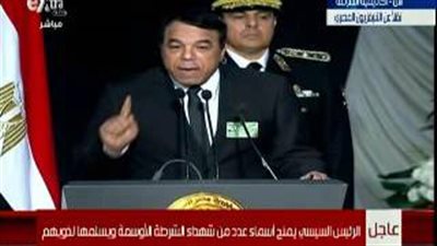 بالفيديو.. والد شهيد يطلب من «السيسي» إلقاء كلمة في عيد الشرطة