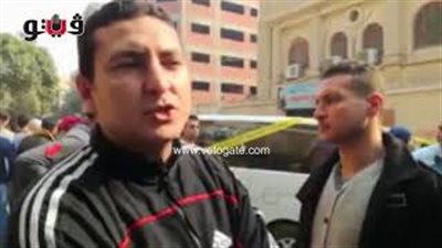 شاهد عيان على حادث كنيسة حلوان: الإرهابي أخفى حزام الطلقات أسفل ملابسه (فيديو)