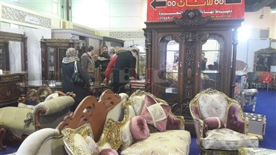 مليون و900 ألف جنيه مبيعات معرض أثاث دمياط (صور)