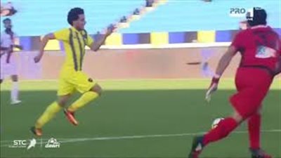 مصطفى فتحي يسجل هاتريك للتعاون في مرمى الفيحاء بالدوري السعودي (فيديو)