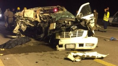 مصرع وإصابة 7 أشخاص في حادث تصادم بالإسماعيلية