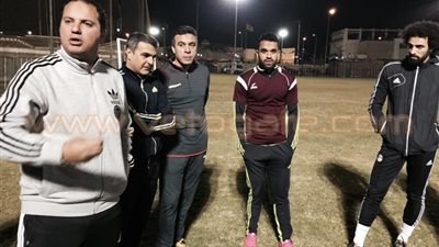 بالصور..«عودة» يقود تدريبات المقاولون استعدادا لـ«الإنتاج»