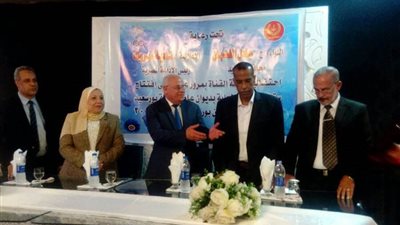 الغضبان في احتفالية إذاعة القناة ببرنامج «مباشر من بورسعيد» (صور)