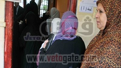 15 % نسبة حضور الناخبين من إجمالى المقيدين بالفيوم