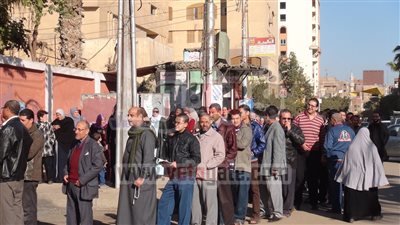 زيادة الإقبال بلجان المنوفية بالفترة المسائية