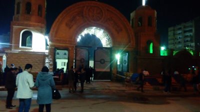 بدء العزاء في ضحايا الهجوم الإرهابي بكنيسة العذراء بحلوان