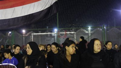 عزاء شعبي لـ«شهداء مارمينا» بكنيسة العذراء في حلوان (صور)
