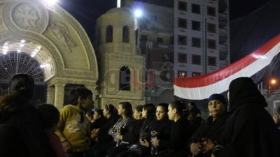 29 صورة ترصد عزاء ضحايا مارمينا في كنيسة العذارء