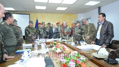 بالصور.. الحملاوي يتفقد غرف العمليات بالبحيرة