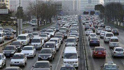 تكدس مرورى بـ 