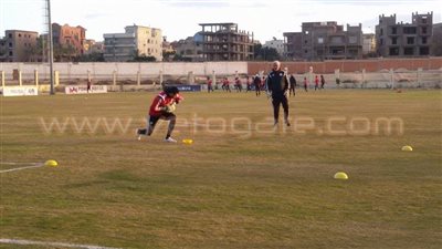 بالصور.. «الشناوي» يتدرب منفردًا و«إكرامي» تدريبات استشفائية
