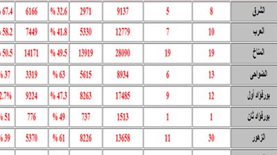 13919 نعم و14171 لا.. نتيجة بورسعيد حتى الآن
