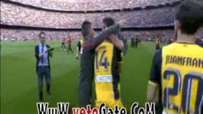 بالفيديو.. فرحة هستيرية من لاعبي أتليتكو مدريد عقب الفوز بالليجا