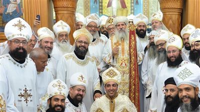 الأنبا ماركوس يرسم كاهنا جديدا بكفر الشيخ