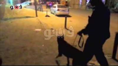 بالفيديو.. الكلاب البوليسية تمشط منطقة «عزبة النخل» بعد انفجار قنبلة