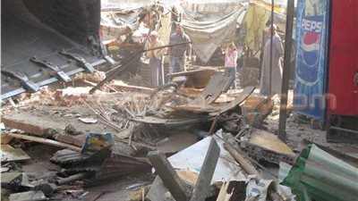 بالصور.. غلق محلين أسفل كوبري عبود بسبب «مفاتيح الغاز»