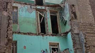 سقوط جزء من شرفة منزل بالإسكندرية دون إصابات