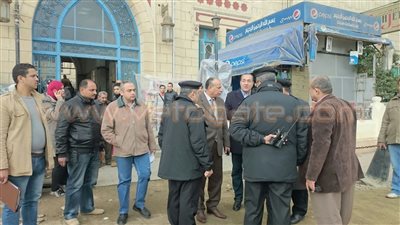 مدير شرطة النقل يتفقد قوات تأمين المترو والسكة الحديد