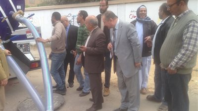 ضم أحدث سيارة سحب مياه لأسطول شرطة القناة