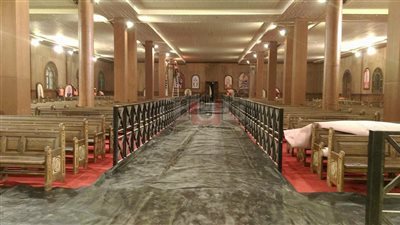 أحدث صور لكنيسة العاصمة الإدارية قبل أيام من قداس الميلاد