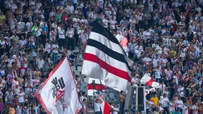 «وايت نايتس» يظهر في مدرجات استاد القاهرة