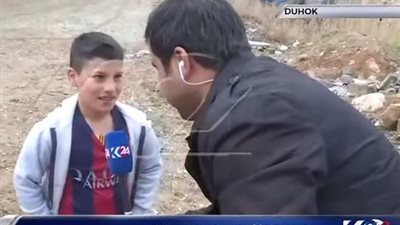 بالفيديو والصور.. العثور على الطفل صاحب قميص ميسي من كيس بلاستيكي