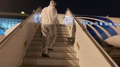 مصر للطيران تواصل عمليات التطهير للوقاية من كورونا