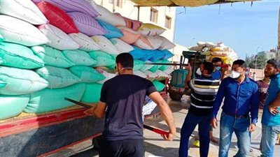 توريد 75 ألفا و870 طن قمح لشون وصوامع كفر الشيخ