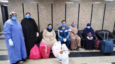 بينهم 3 سيدات.. خروج 7 متعافين من فيروس كورونا بمستشفى العزل في قها