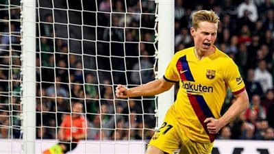 دي يونج يعود إلى برشلونة ويخضع لاختبار كورونا