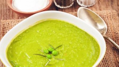 طريقة عمل شوربة البسلة الخضراء |فيديو