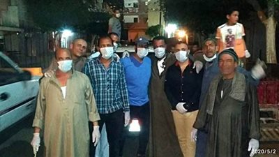 لجنة الأزمات.. مبادرة شبابية لمواجهة كورونا في ملوى| فيديو صور