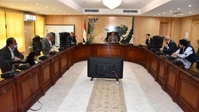 محافظ الفيوم ورئيس هيئة تنمية الصعيد يستعرضان آليات تطوير المشروعات الإنتاجية والخدمية