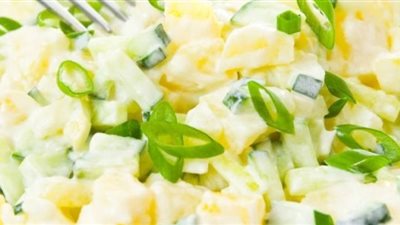 طريقة عمل سلطة البطاطس بالمايونيز | فيديو