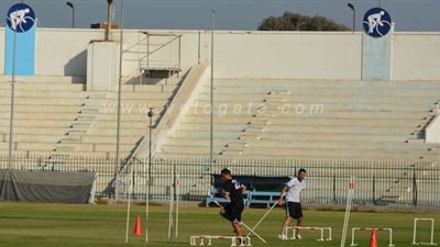 طارق حامد يواصل تدريباته باستاد غزل المحلة استعدادا لاستئناف الدوري | صور