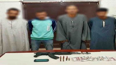 سقوط عصابة السطو المسلح على المواطنين ببني سويف