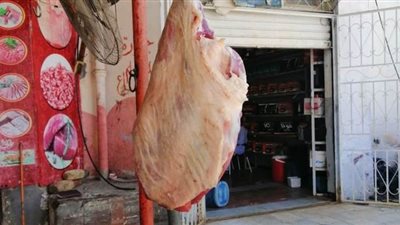 ضبط جزار يعرض لحوما مذبوحة خارج المجازر الحكومية في البحيرة