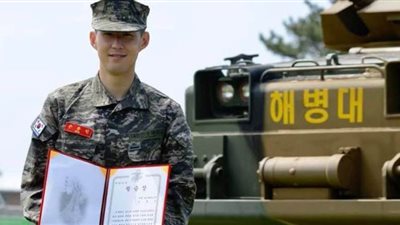 توتنهام يعلن انتهاء الخدمة العسكرية لسون وموعد عودته