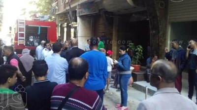 مصرع سيدة في حريق شقة بالإسكندرية | صور