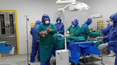 ولادة قيصرية لمصابة كورونا بمستشفى العزل الصحي في إسنا
