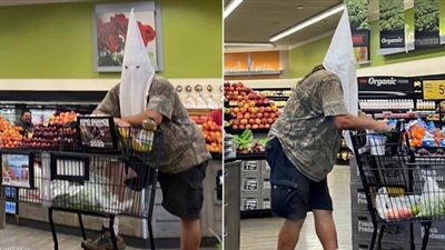 أمريكي يرتدي 