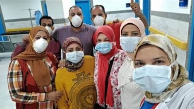 ارتفاع حالات التعافي من كورونا بمستشفى العجمي لـ ٩٧