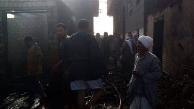 إصابة 3 أشخاص في حريق منزل بالقليوبية